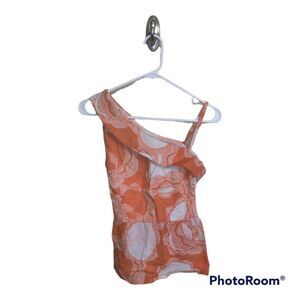 Tulle One Shoulder Top